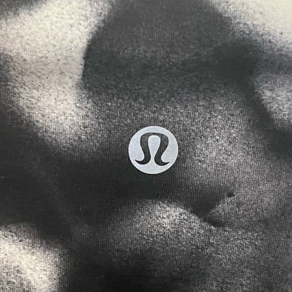 🍋LIKE NEW Lululemon Train Times 25” - Blush Blossom Alpine White Black - Sz 8 - Picture 10 of 15